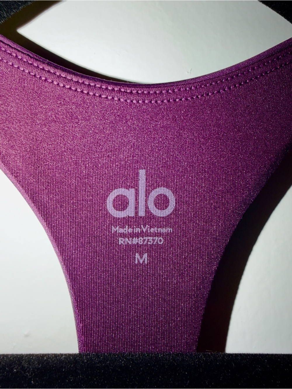 ALO Yoga Deep Plum Racerback Mini Dress - Picture 6 of 6